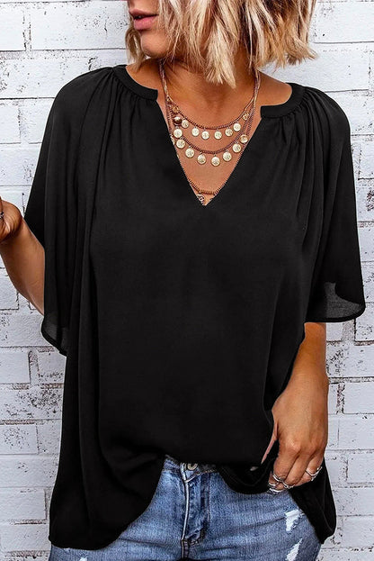 Loose Half Sleeve T-Shirt Pullover Top