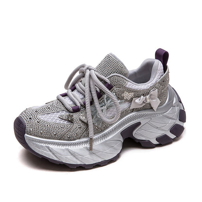 Women's Thick Bottom Height Increasing Air Cushion Mesh All-match Sneaker