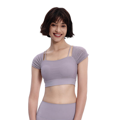 Professional Yoga Sports Underwear With Chest Pad Shockproof