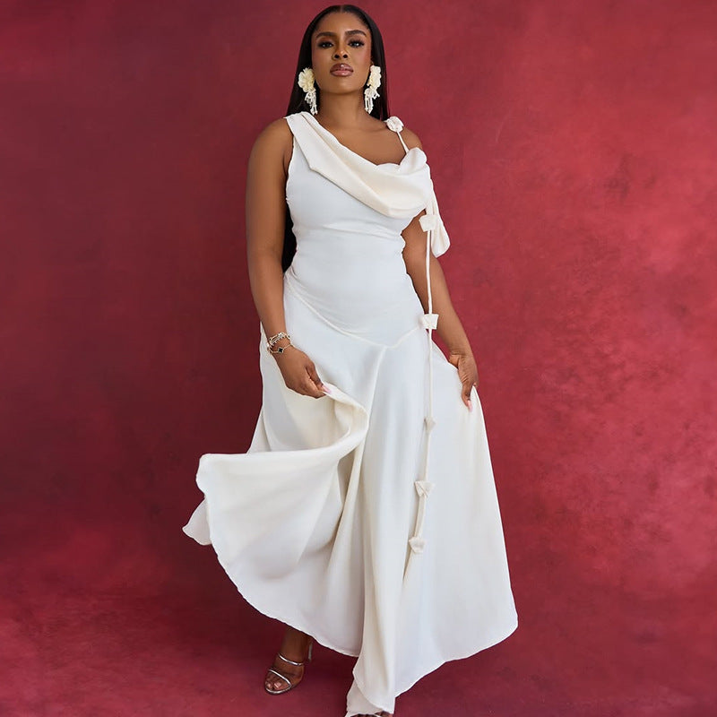 Elegant, Designer-style Off-the-shoulder Midi Bodycon Dress