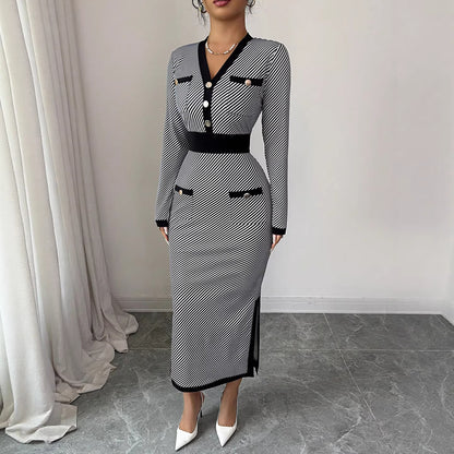 Fashionable Minimalist And Slim Fit Womens Dress