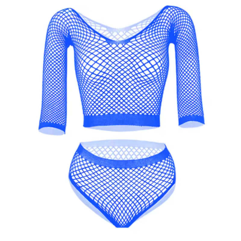 New European And American Style Sexy Underwear Sexy Net Hole Seductive Set