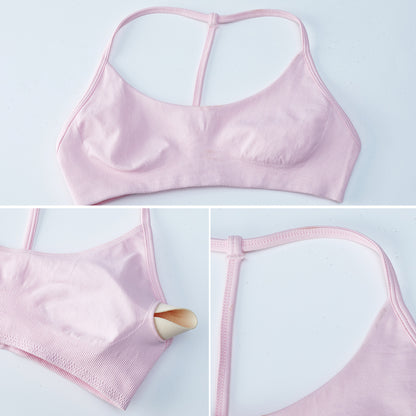 Seamless Sports Underwear Women's H-shaped Beauty Back Yoga Bra