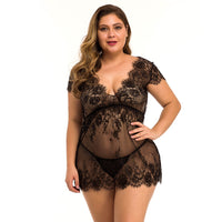 Large size close fitting doll women's Pajama mesh underwear