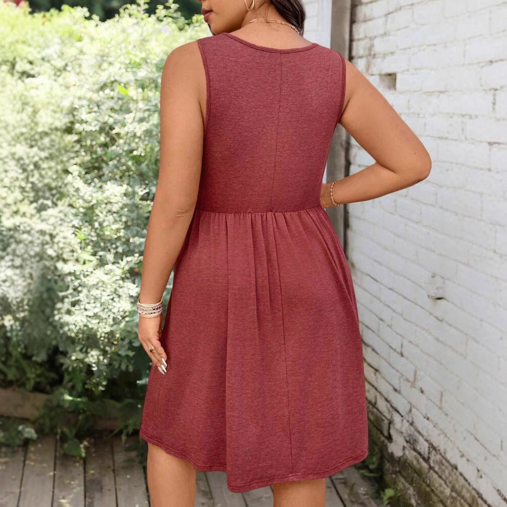 Sleek And Stylish Button-up Dress For Women