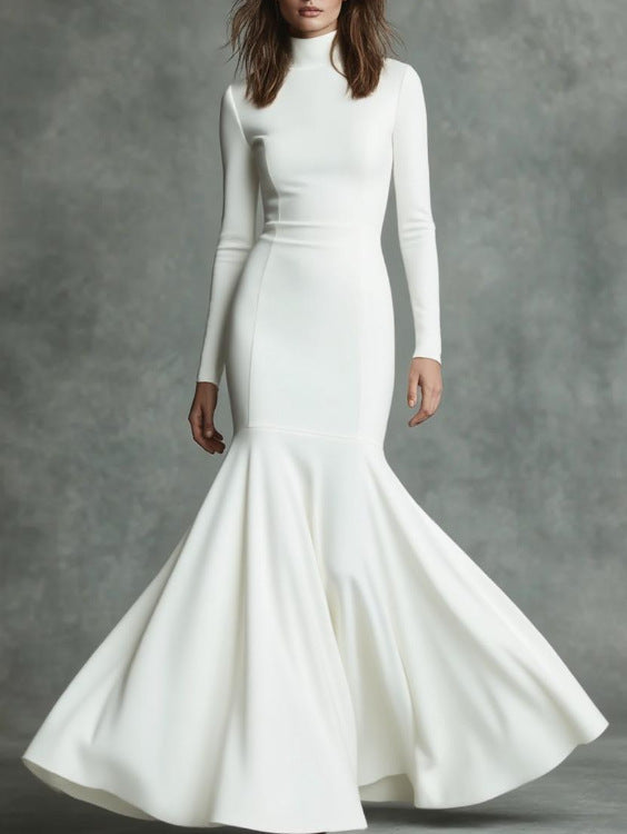 Elegant New Mermaid Dress In British Style