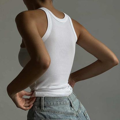 Sleeveless Spicy Girl Bottom Versatile Casual Tank Top