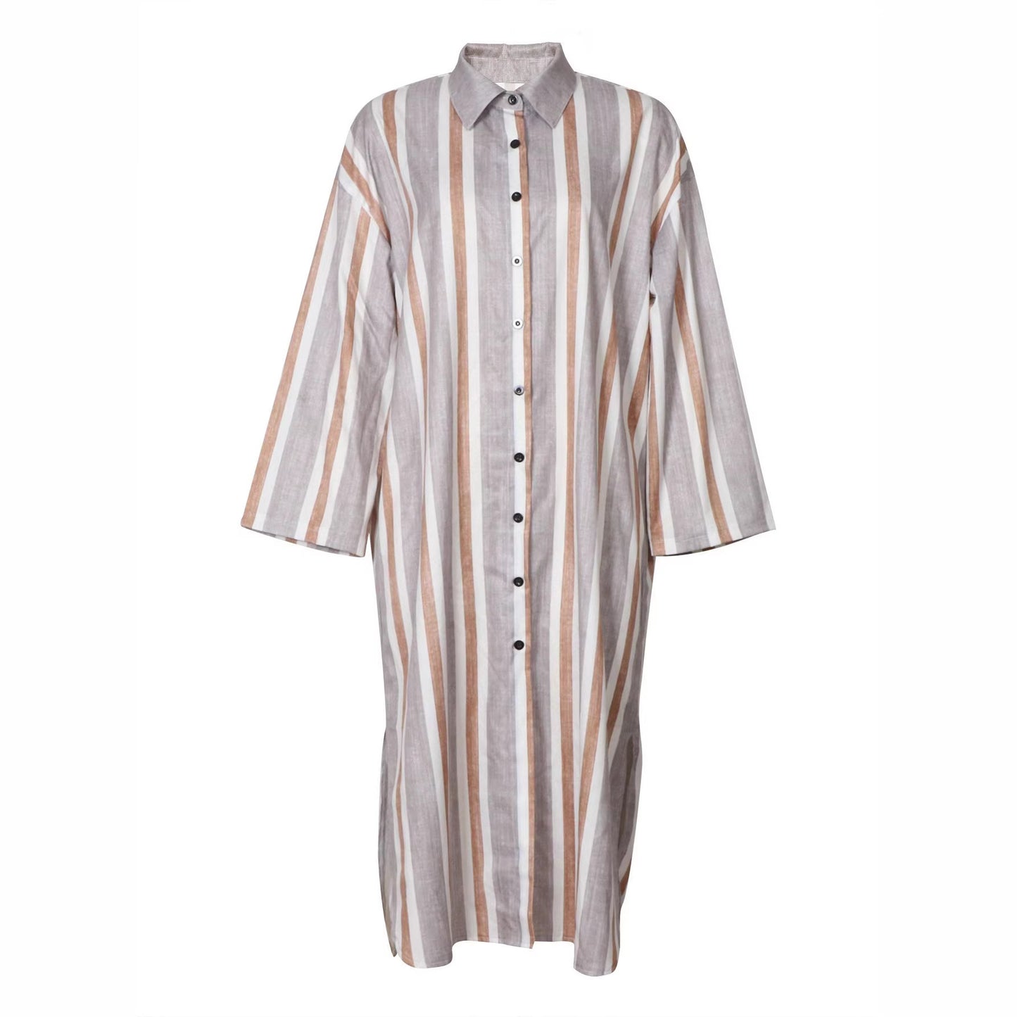 Fashionable Striped Dress European And American Style