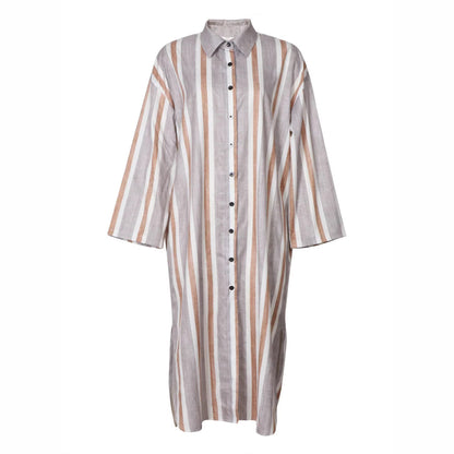 Fashionable Striped Dress European And American Style