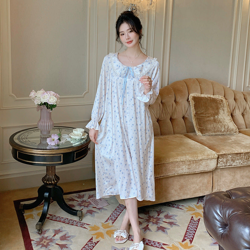 Womens Sexy Casual Printed Long Dress