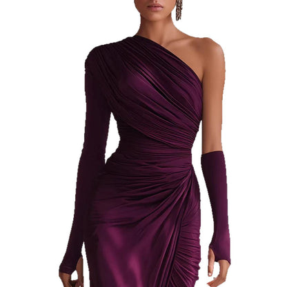Stylish Minimalist Slim Fit Womens Dress