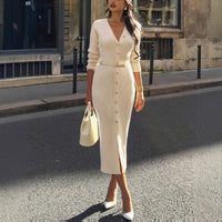 Fashionable Minimalist And Slim Fit Womens Dress