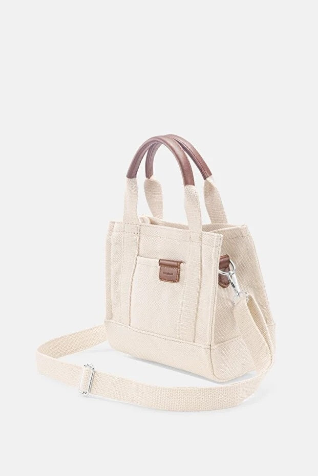 Soft Cream Canvas Tote Bag