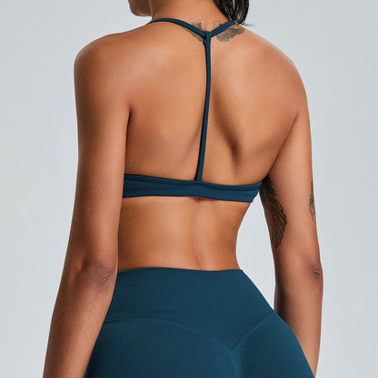 Seamless Sports Underwear Women's H-shaped Beauty Back Yoga Bra