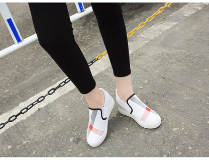 Women's high-top canvas shoes