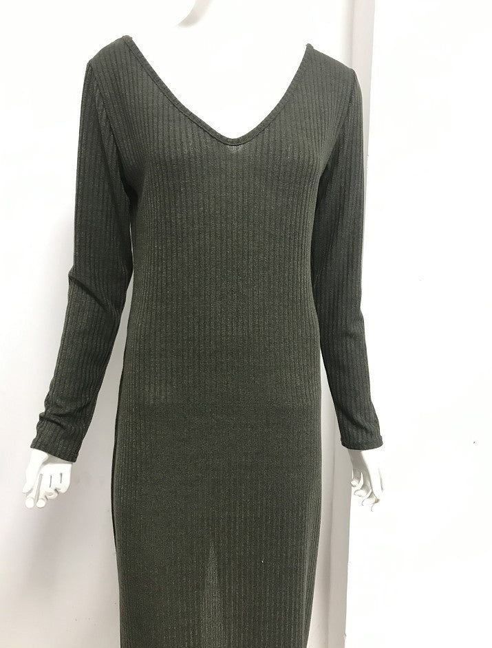 Sexy Off-shoulder Long Dress For European And American Nightclubs