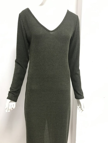 Sexy Off-shoulder Long Dress For European And American Nightclubs