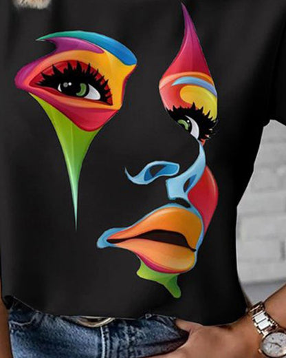 Women's Printed Sleeveless Casual Top