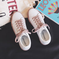 Little White Shoes Women New Style Single Shoes Hong Kong Style Sneakers