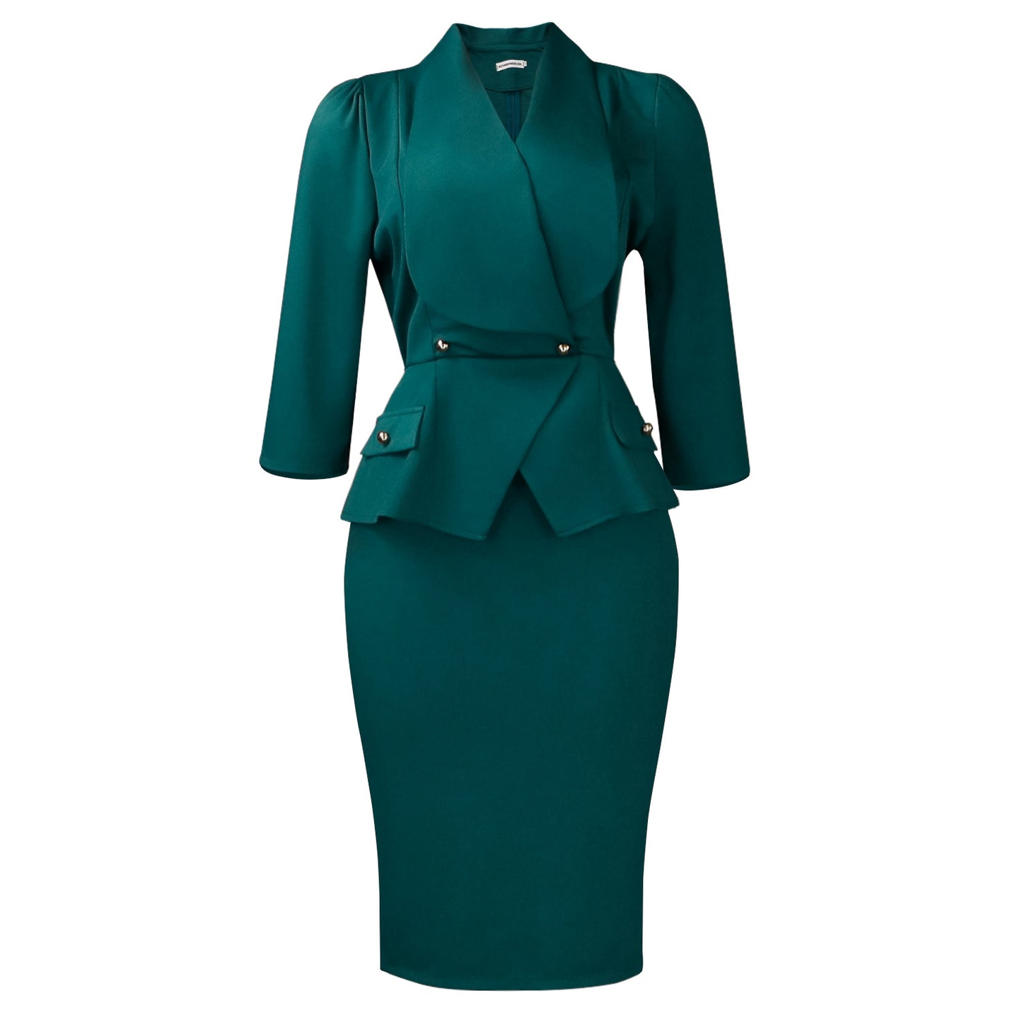 Womens Elegant Solid Color African Bodycon Dress