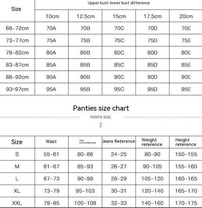 Lace Thin Transparent Bra Women's Underwear Plus Size Suit