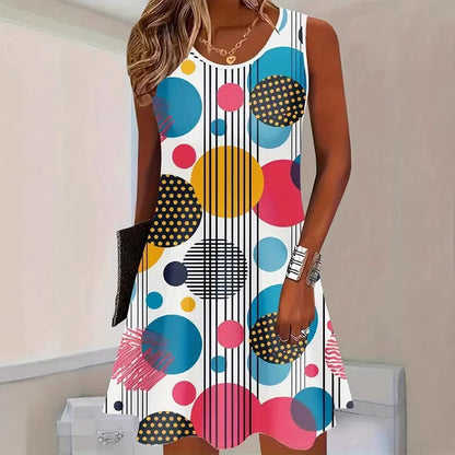 Womens Casual Vest Dress From Europe And The US