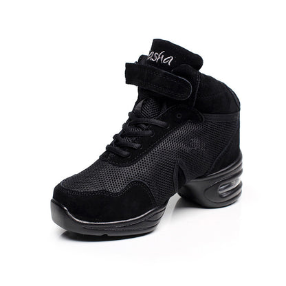 Mesh Dance Shoes For Women Square Dance Shoes Soft-soled Samba And Jazz Shoes