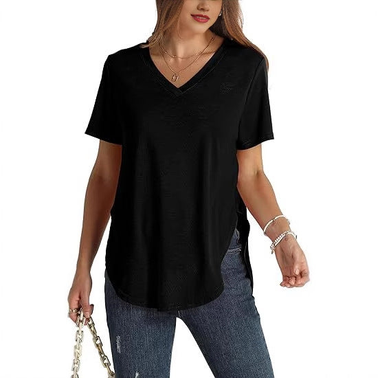 Women's Top Fashion Casual Short Sleeve