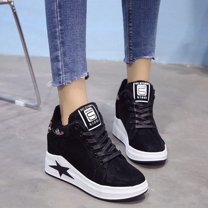 Women's increased sports casual shoes