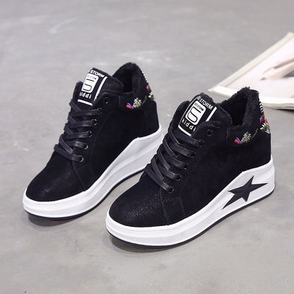 Women's increased sports casual shoes