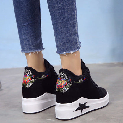 Women's increased sports casual shoes