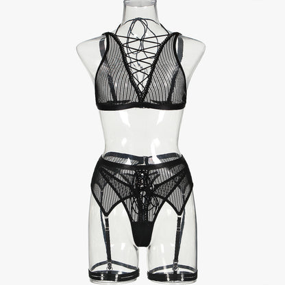 European And American Underwear Four-piece Set Without Steel Ring