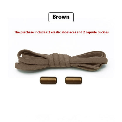 Elastic Color Single Ring Traceless Metal Capsule Buckle Shoe Accessories