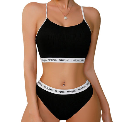 Underwear Suit Big Chest Small Sexy T-shaped Beauty Back