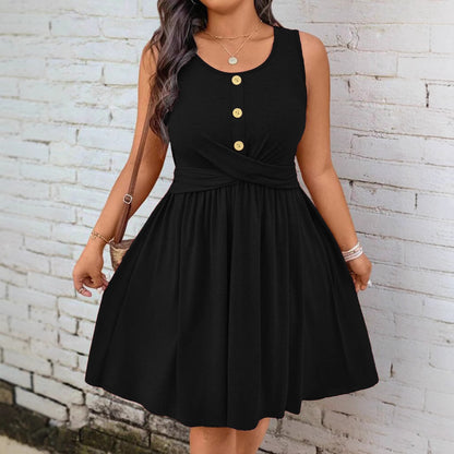 Sleek And Stylish Button-up Dress For Women