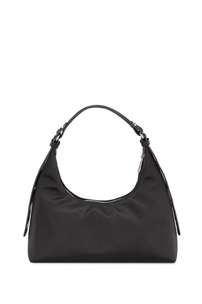 Black Baguette Shoulder Bag