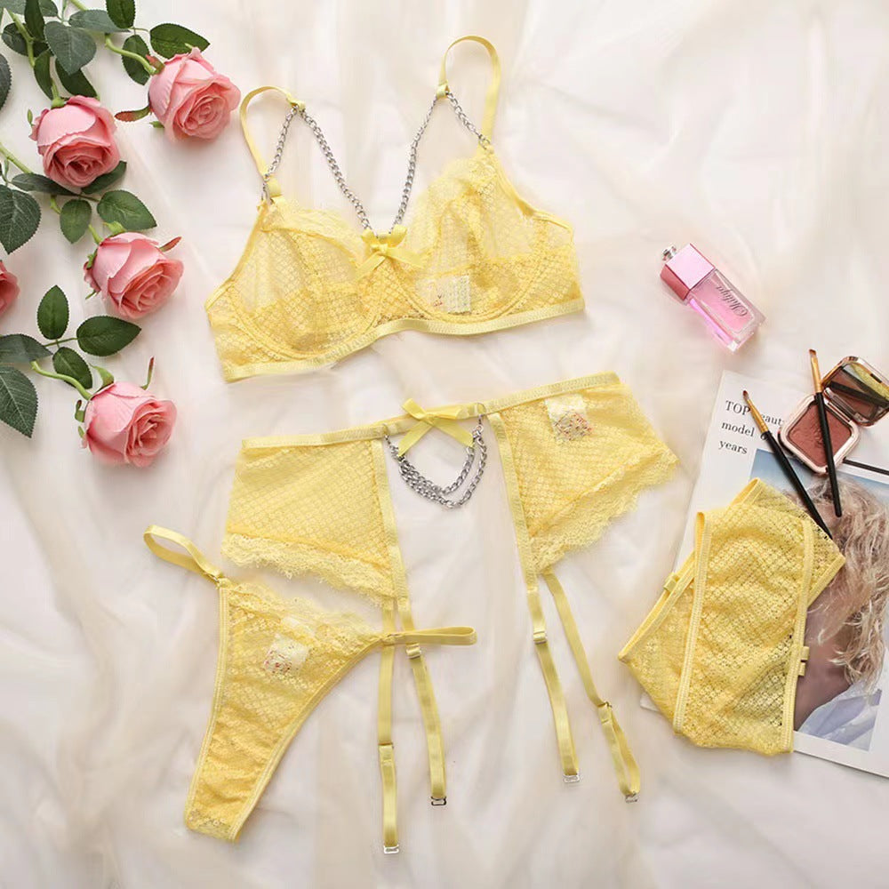 Women's Fashion Grid Stitching Underwear