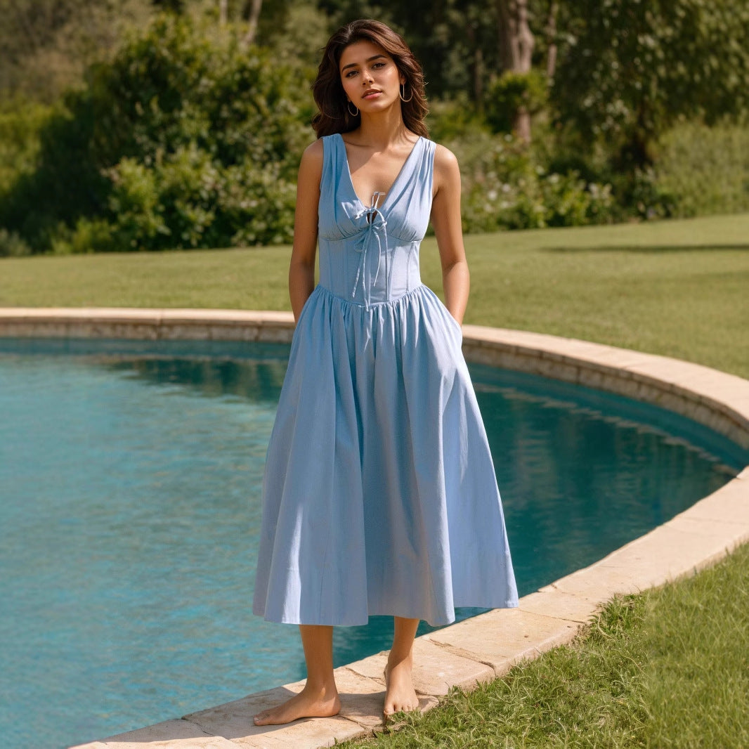 Fashionable Minimalist And Slim Fit Womens Dress