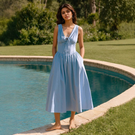 Fashionable Minimalist And Slim Fit Womens Dress