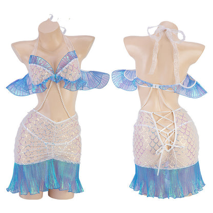Underwear See Through Fishtail Bag Hip Skirt