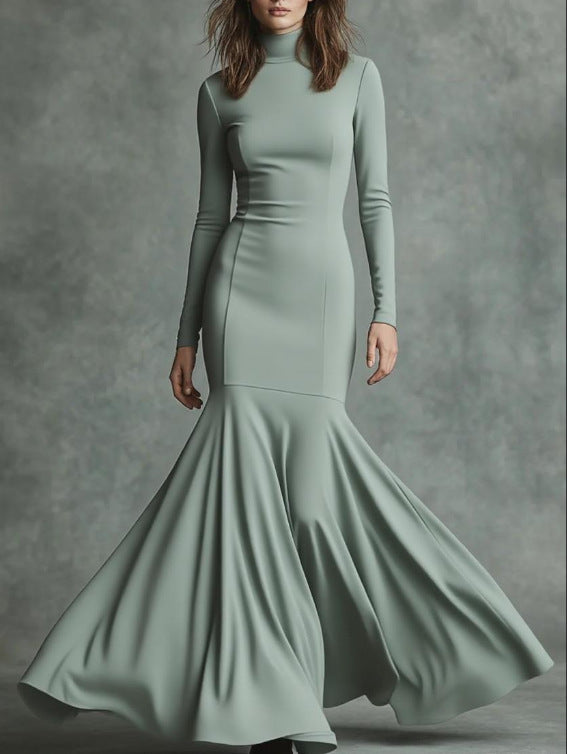 Elegant New Mermaid Dress In British Style
