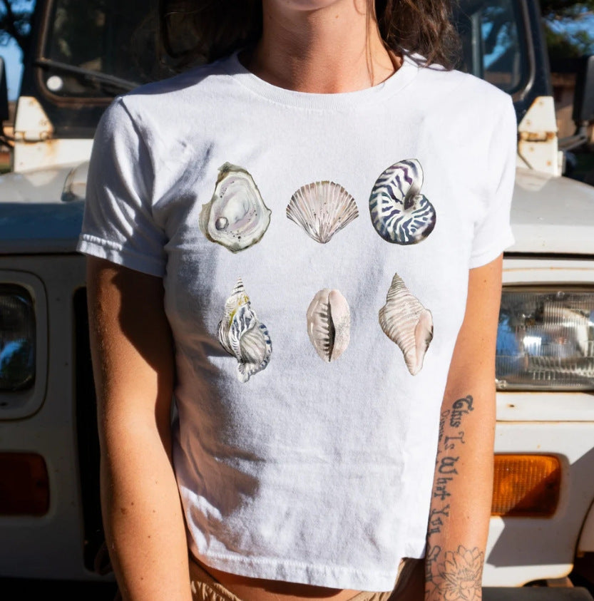 Women's Y2g Personalized Printed T-shirt Short-sleeved Top