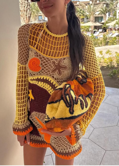 Crochet Mini Skirt