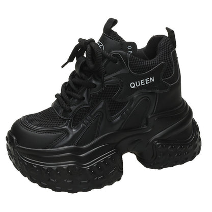 Mesh Breathable Platform Sports Casual Daddy Shoes