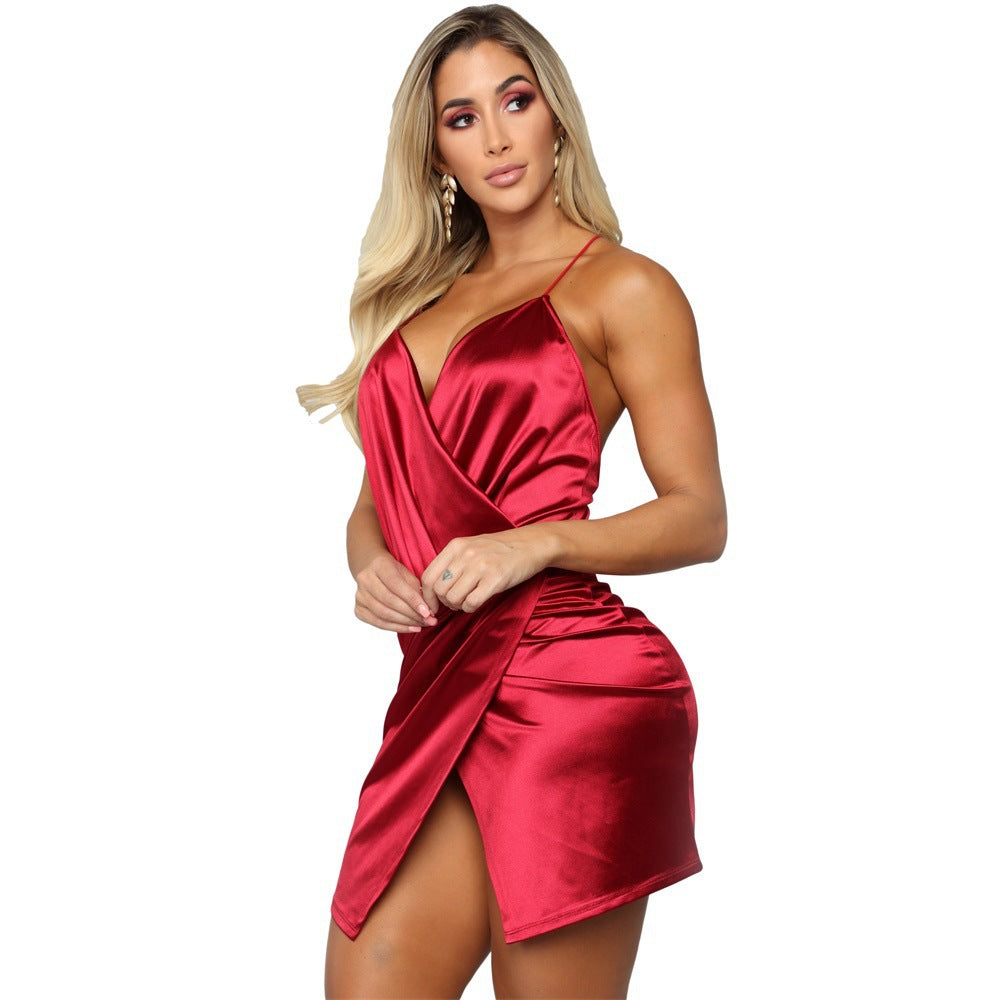 SpringSummer Strap Backless Dress For Women