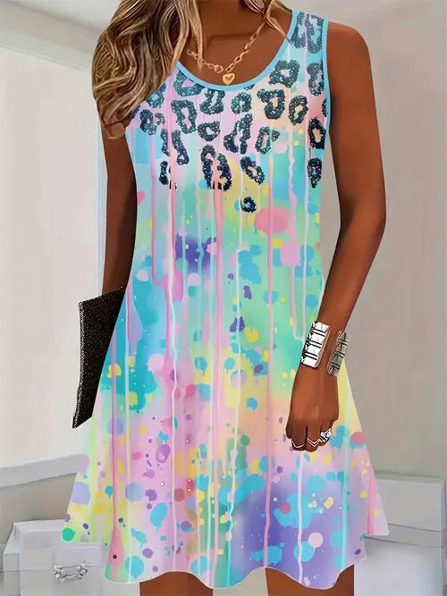 Womens Casual Vest Dress From Europe And The US