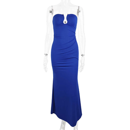 Sexy Cutout Backless High-End Sheath Dress
