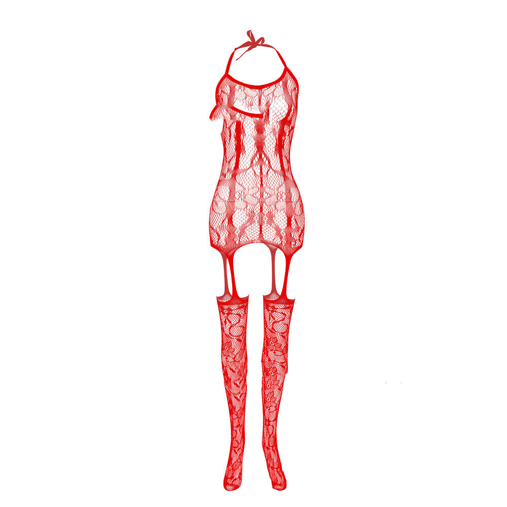 Explosive Underwear Bowknot Sling File Siamese Stockings