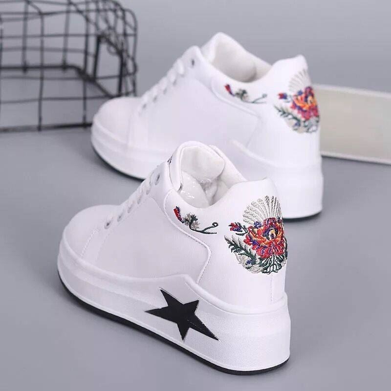 Women's increased sports casual shoes