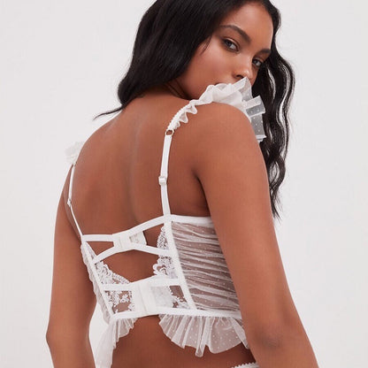 New Ladies French Thin Underwear Embroidered Lace Suit